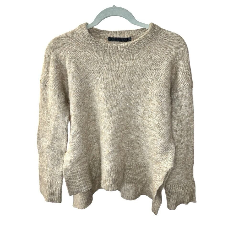 Jenni Kayne Cream Crew Neck Sweater